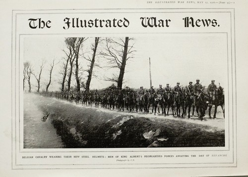 1916 wwi ww1 imprimé - ww1, belge