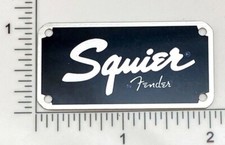 Mini Plaque LOGO SQUIER - noir