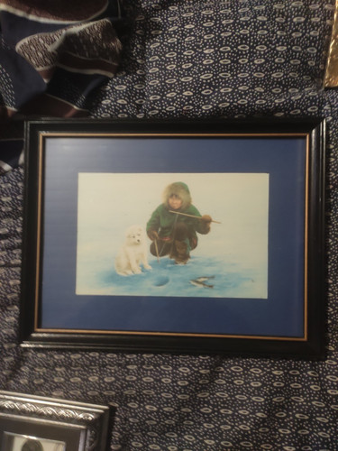 Ancien tableau enfant - ancien, et