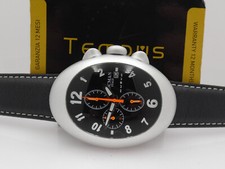 LOCMAN NEW CHRONOGRAPH NEVER WORN ALUMINUM BOX&PAPERS 2000'S WATCH