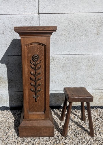 Colonne sellette piédestal - sellette,