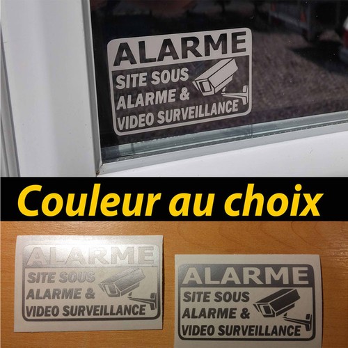 Stickers autocollant alarme - stickers,