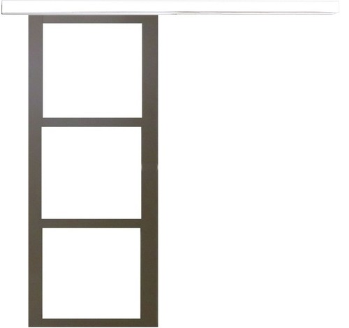 Porte coulissante gris taupe - coulissante,
