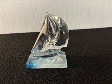 Daum Style Crystal Sailing Boat