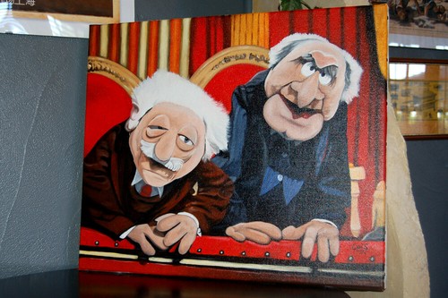 Muppet show peinture - show, à