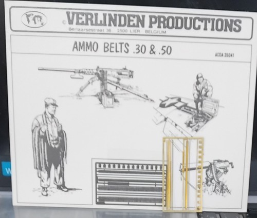 Verlinden ammo belts - .30, .50