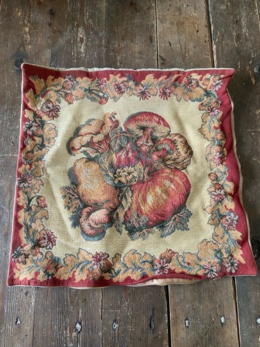 French tapestry cushion cover - french,