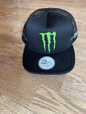 Monster Energy Athlete Only New Era Trucker Hat 100% Authentic