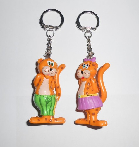 Leopard set pvc keychains - set, of