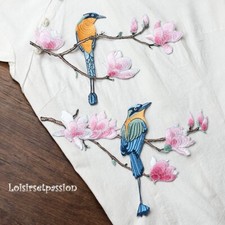 Grande applique brodée