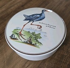 VTG Villeroy & Boch Luxembourg La Poule-Sultane Ou Le Bluet Lidded Dish EUC