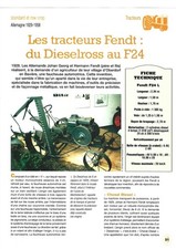 TRACTEUR FENDT Du DIESELROSS