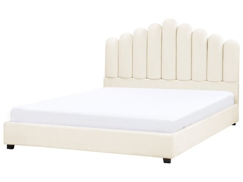 Lit velours 180 200 - lit,