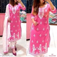 Pakistani Heavy Embroidery Work Salwar Kameez Readymade Indian Bollywood Wear