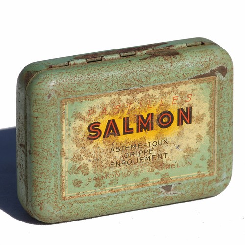 Boîte fer pastilles salmon - pastilles,