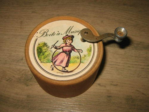Boite musique vintage en - musique,