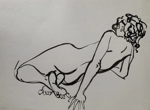Très beau dessin - très, nu