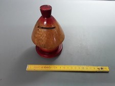 ancienne Tirelire en bois ruche abeille art populaire french antique