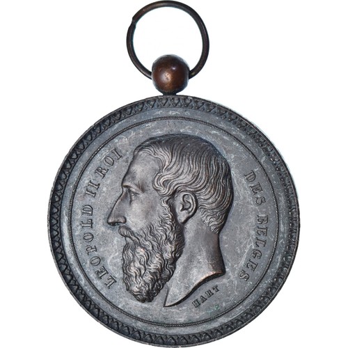 Belgique médaille léopold - belgique,, médaille,