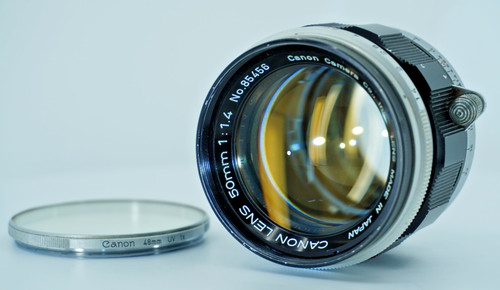 Objectif canon 1 - mm, f/1,4