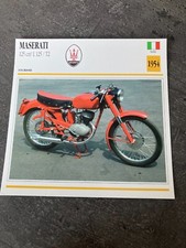CARTE FICHE MOTO collection ATLAS   MASERATI  125 CM3 L 125 / T2