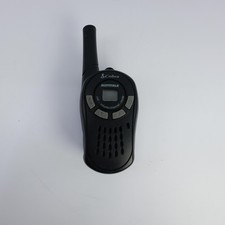 Cobra microTALK Two Way Radio Walkie Talkie Black Model CX115A Tested Works AAA