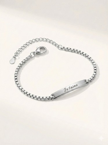 Bracelet gourmette argent - bracelet,