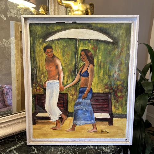 Tableau huile sur - tableau, panneau