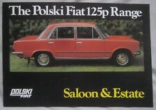 Polski Fiat 125p Range Brochure