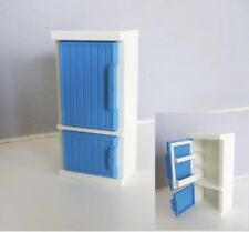 Playmobil accessory: 1 fridge refrigerator white/blue home kitchen 5329