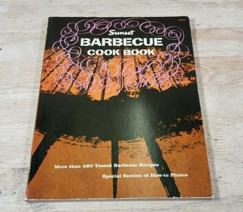 Vintage sunset barbecue cook - barbecue,