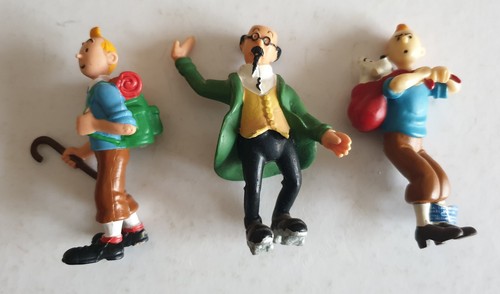 Lot figurines 2 tintins - ",