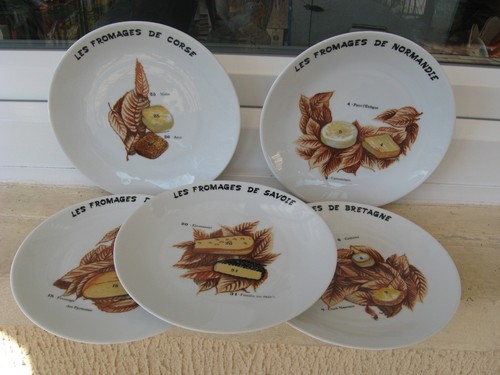 Assiettes fromage - assiettes,