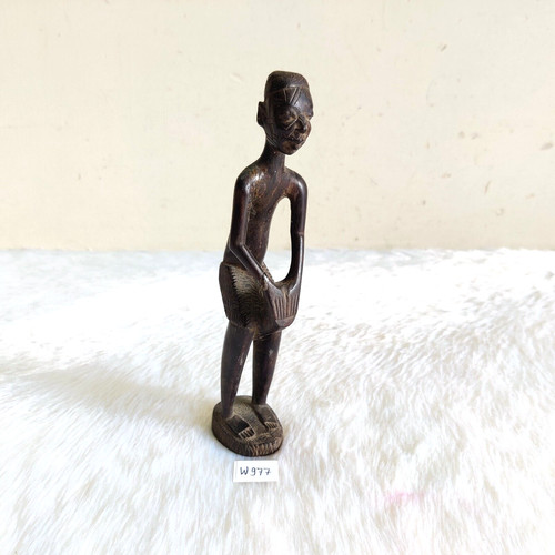 Figurine décorative bois - figurine, en