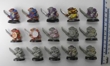 15 SKAVEN CLANRATS Plastic Army Warriors Warhammer Quest 1990s 3
