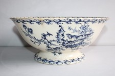 Grand saladier en faïence de