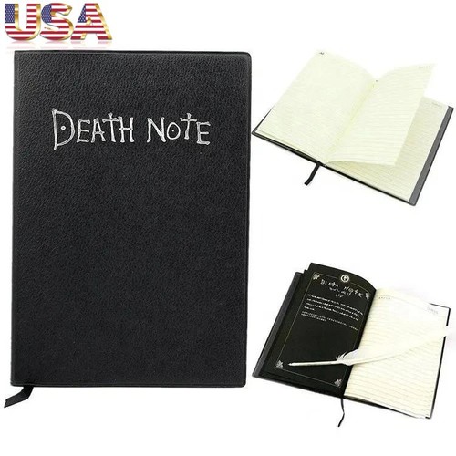 Death note journal - journal, feather