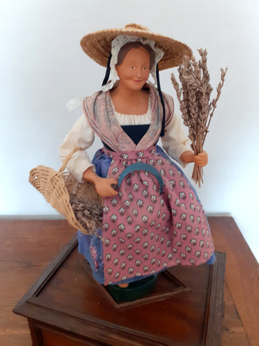 Ancien santon cueilleuse - ancien, de