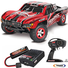 Traxxas Slash 1/16 4x4 Rouge Rtr USB C Chargeur 1200 Batterie Nimh 4WD