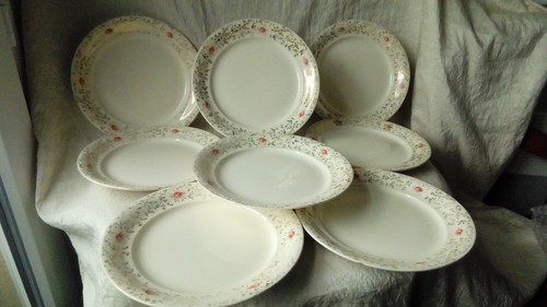 Assiettes plates faience - 8,