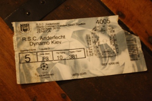 Ticket rsc anderlecht - rsc,