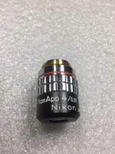Genuine Nikon Plan Apo 4/0.20 160/- Microscope Objective FREE SHIPPING
