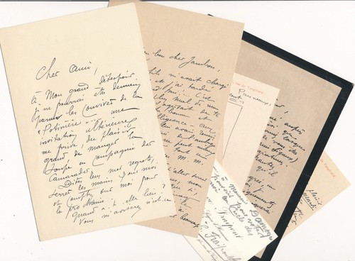 Gustave fraipont lettres - gustave,