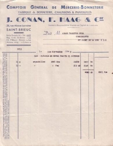 Saint brieuc invoice conan - saint,