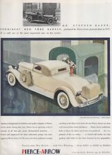 Print Ad: 1931 Pierce-Arrow Convertible Coupe Model 42-Salon Group-Art Deco