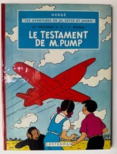 HERGE JO ZETTE JOCKO TESTAMENT PUMP B 34 TTBE
