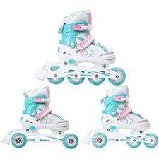 Roller en ligne Lia roue LED + patin à roulette + triskate Enfant Mixte taille 