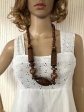 Collier de grosses perles en