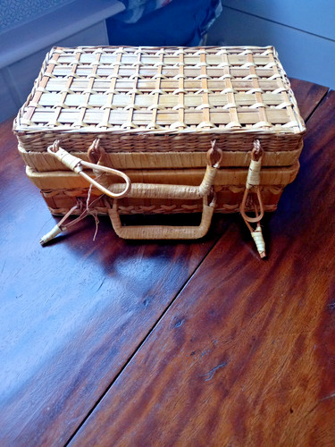 Valisette panier osier - ou,