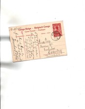 Belgian Congo 1915 Postal Card H&G#44(26) BUMBA to England